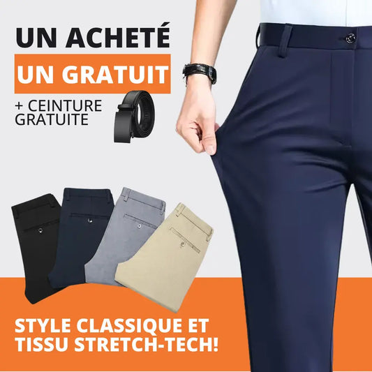 [UN ACHETÉ, UN GRATUIT + CEINTURE GRATUITE] - Pantalon Habillé FlexTech