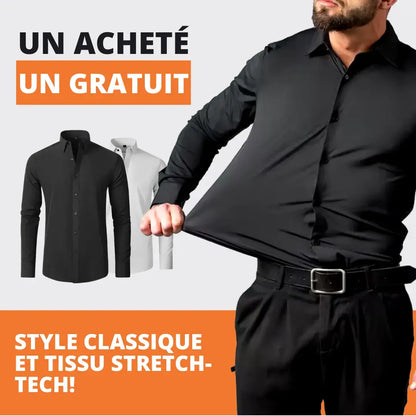 [UN ACHETÉ, UN GRATUIT] - Chemise Habillée FlexTech